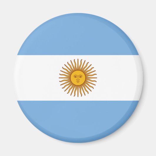 Vlag van Argentinië - Bandera de Argentinië Magneet (Voorkant)