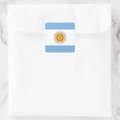 Vlag van Argentinië - Bandera de Argentinië Vierkante Sticker (Tas)