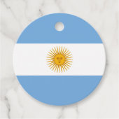 vlag van Argentinië Bedankjes Labels (Voorkant)