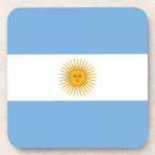 vlag van Argentinië Bier Onderzetter (Voorkant)