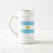 Vlag van Argentinië Bierpul (Links)