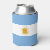 vlag van Argentinië Blikjeskoeler (Blikje Voorkant)