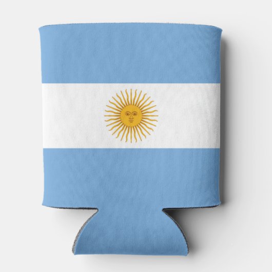 vlag van Argentinië Blikjeskoeler (Achterkant)