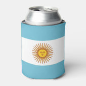 Vlag van Argentinië Blikjeskoeler (Blikje Voorkant)