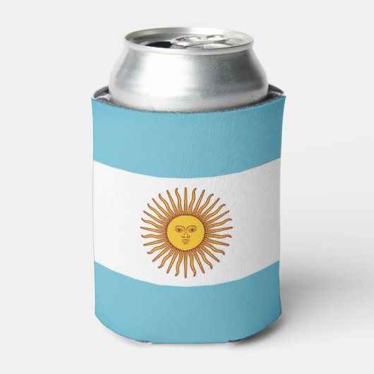 Vlag van Argentinië Blikjeskoeler (Blikje Voorkant)