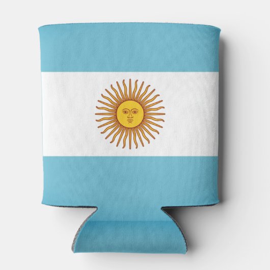 Vlag van Argentinië Blikjeskoeler (Achterkant)