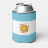 Vlag van Argentinië Blikjeskoeler (Blikje Achterkant)