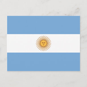 Vlag van Argentinië Briefkaart