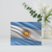 Vlag van Argentinië Briefkaart (Staand voorkant)