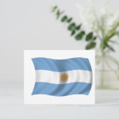 Vlag van Argentinië Briefkaart (Staand voorkant)