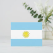 Vlag van Argentinië Briefkaart (Staand voorkant)