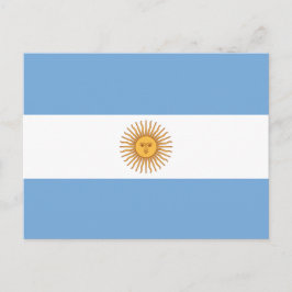Vlag van Argentinië Briefkaart