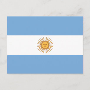 Vlag van Argentinië Briefkaart