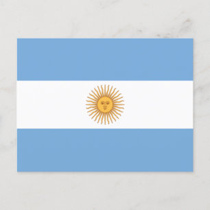 Vlag van Argentinië Briefkaart