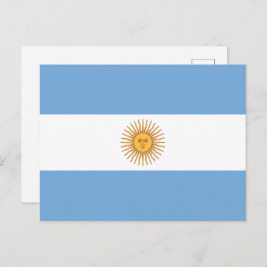 Vlag van Argentinië Briefkaart