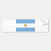 Vlag van Argentinië Bumpersticker (Voorkant)