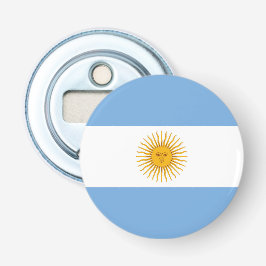 vlag van Argentinië Button Flesopener