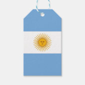 vlag van Argentinië Cadeaulabel (Voorkant)
