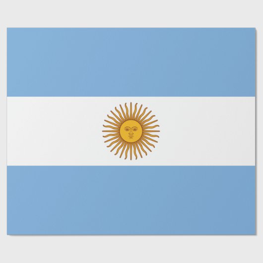 Vlag van Argentinië Cadeaupapier (Vlak)