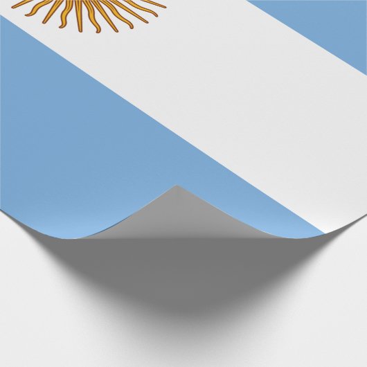 Vlag van Argentinië Cadeaupapier (Hoek)