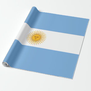 vlag van Argentinië Cadeaupapier