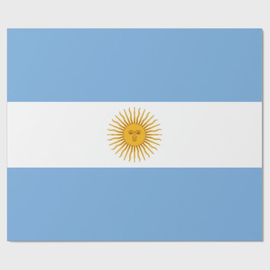 vlag van Argentinië Cadeaupapier (Vlak)