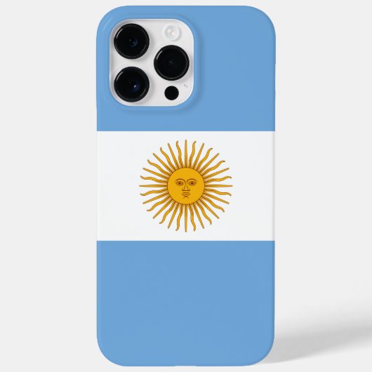 vlag van Argentinië Case-Mate iPhone Case (Achterkant)
