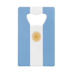 Vlag van Argentinië Creditkaart Flessenopener