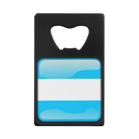 Vlag van Argentinië Creditkaart Flessenopener (Voorkant)