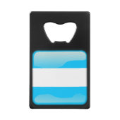 Vlag van Argentinië Creditkaart Flessenopener (Achterkant)