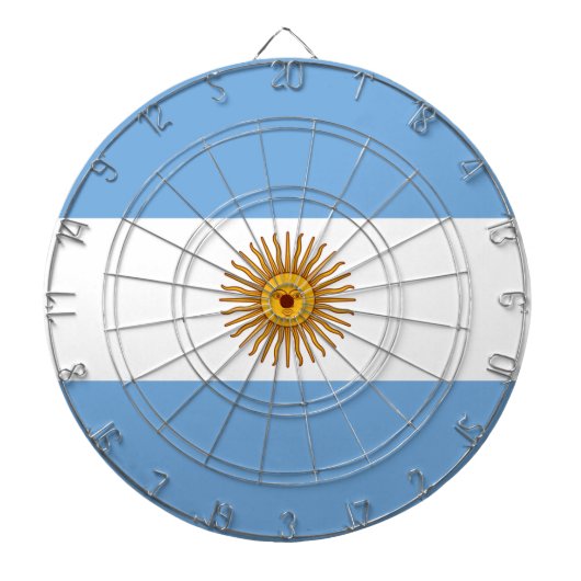 Vlag van Argentinië Dartbord (Voorkant)