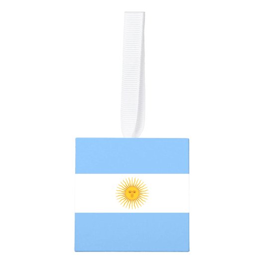 vlag van Argentinië Decoratie (Voorkant)