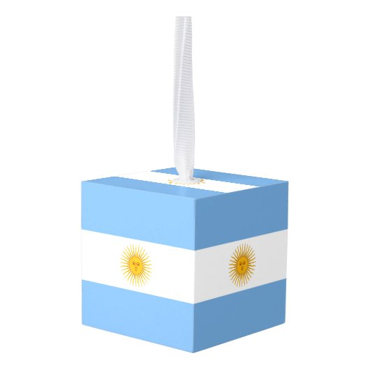 vlag van Argentinië Decoratie (Achter hoekig)