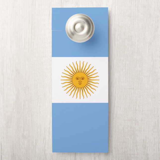 vlag van Argentinië Deurhanger (Op knop)