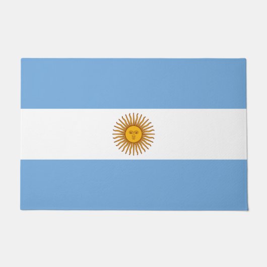 Vlag van Argentinië Deurmat (Voorkant)