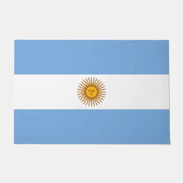 Vlag van Argentinië Deurmat (Voorkant)