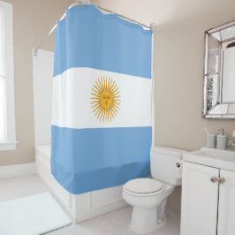 vlag van Argentinië Douchegordijn