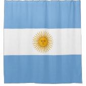 vlag van Argentinië Douchegordijn (Voorkant)