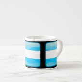 Vlag van Argentinië Espresso Kop (Voorkant rechts)