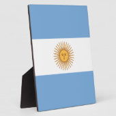 Vlag van Argentinië Fotoplaat (Zijkant)