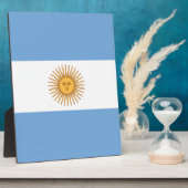 Vlag van Argentinië Fotoplaat (Zijkant)