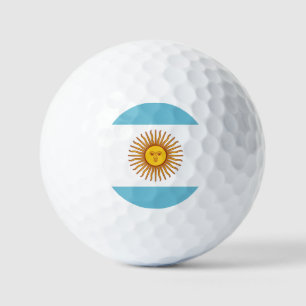 Vlag van Argentinië Golfballen