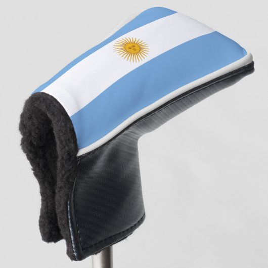 vlag van Argentinië Golfheadcover (3/4 voorkant)