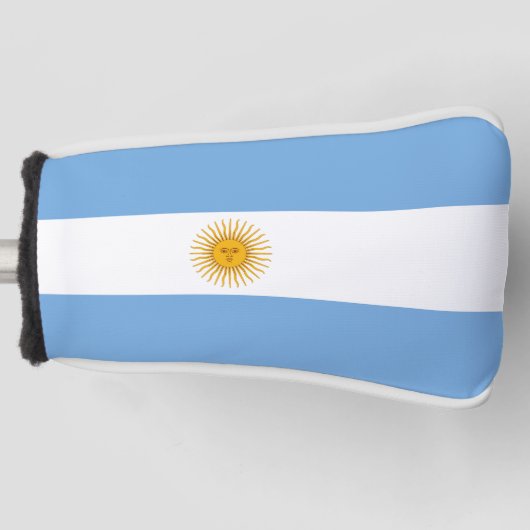 vlag van Argentinië Golfheadcover (Voorkant)