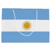 vlag van Argentinië Groot Cadeauzakje (Achterkant)