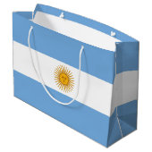 vlag van Argentinië Groot Cadeauzakje (Achterkant Gekanteld)