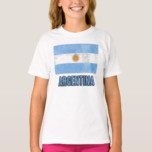 Vlag van Argentinië (Grunge look) T-shirt