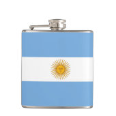 vlag van Argentinië Heupfles (Voorkant)