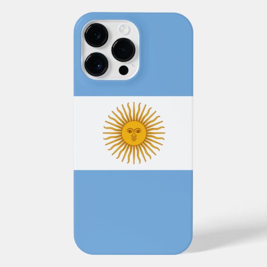 vlag van Argentinië iPhone Hoesje (Achterkant)