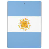 vlag van Argentinië Klembord (Achterkant)